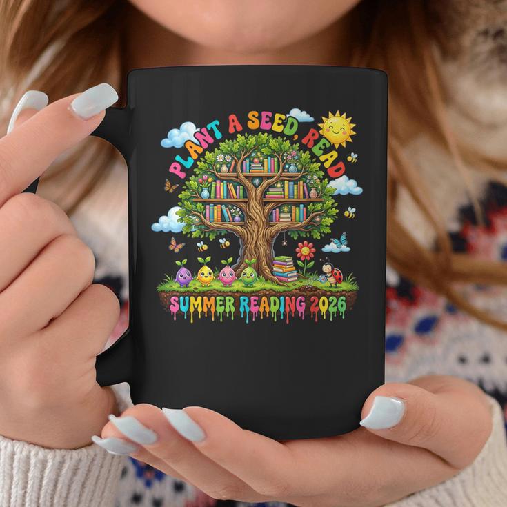 Plant A Seed Read Summer Reading 2026 Book Tree Graphic Print Coffee Mug Unique Gifts