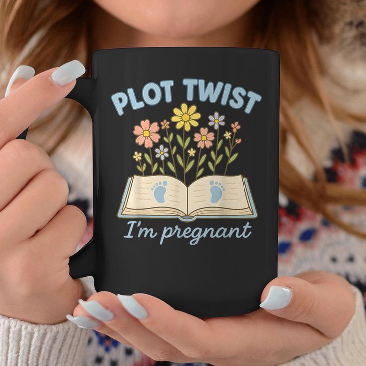 Plot Twist I'm Pregnant Literary Pregnancy Announcement Book Graphic Print Coffee Mug Unique Gifts Plot Twist I'm Pregnant Literary Pregnancy Announcement Book Graphic Print Coffee Mug Unique Gifts
