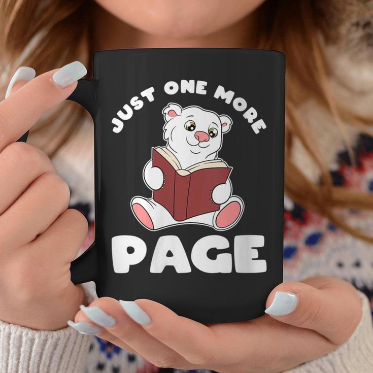 Polar Bear And Books Just One More Page Graphic Print Coffee Mug Unique Gifts Polar Bear And Books Just One More Page Graphic Print Coffee Mug Unique Gifts