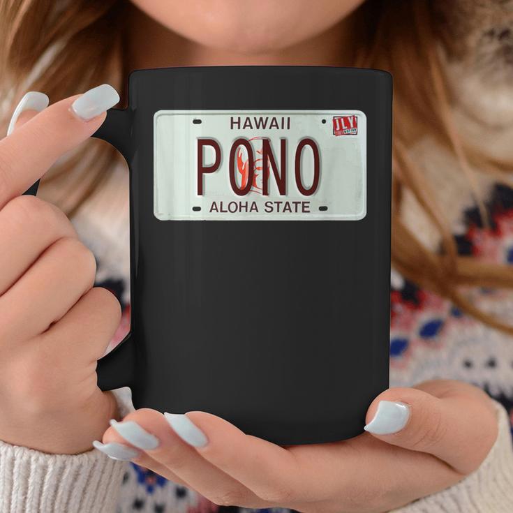 Pono ヴィンテージ ハワイ ナンバープレート コーヒーマグ 面白い贈り物
