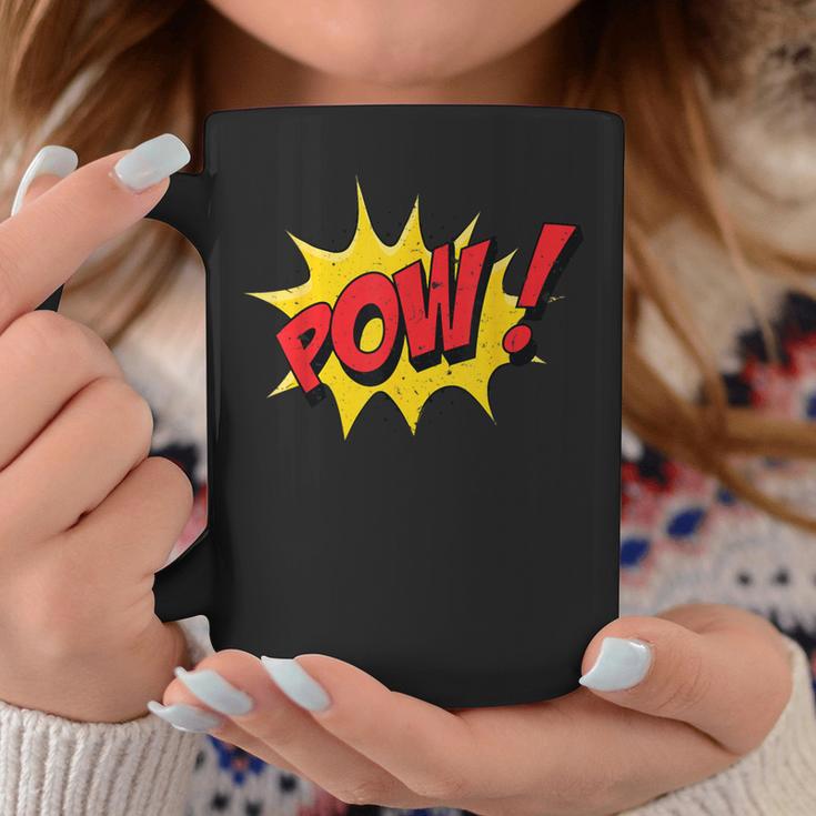POW Comic Book Cartoon Pop Art Graphic Print Coffee Mug Unique Gifts