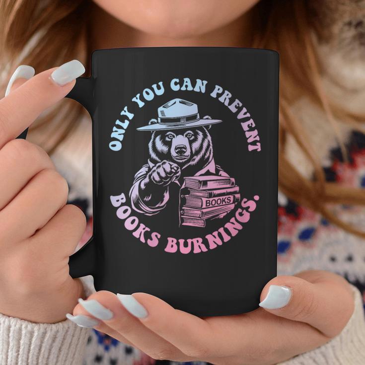 Only You Can Prevent Books Burnings Graphic Print Coffee Mug Unique Gifts