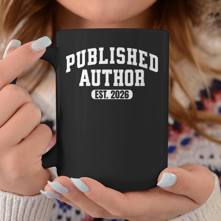 Proud Published Author 2026 Mom Dad Vintage Poet Book Writer Graphic Print Coffee Mug Unique Gifts