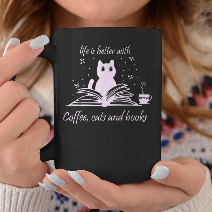 Quote With Coffee Cats And Book Reading Graphic Print Coffee Mug Unique Gifts Quote With Coffee Cats And Book Reading Graphic Print Coffee Mug Unique Gifts