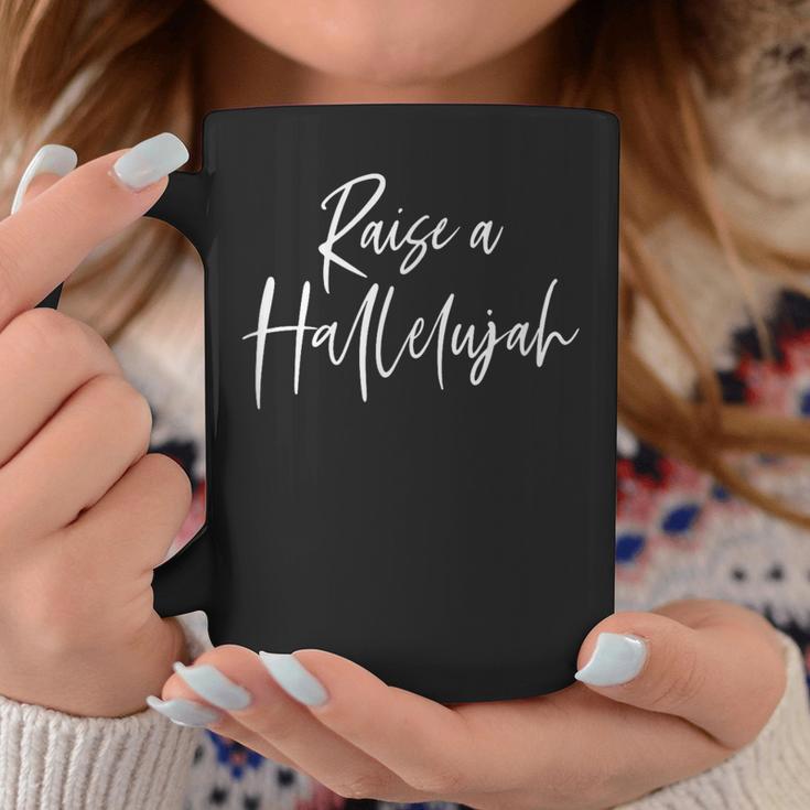 Raise A Hallelujah Christian Faith コーヒーマグ 面白い贈り物