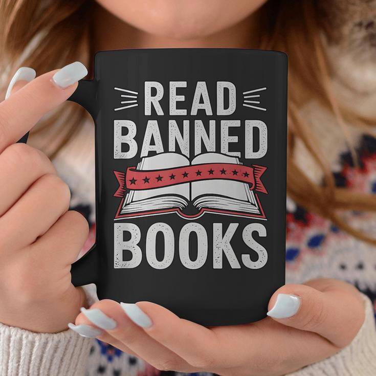 Read Banned Books Literary Rebel Style Graphic Print Coffee Mug Unique Gifts