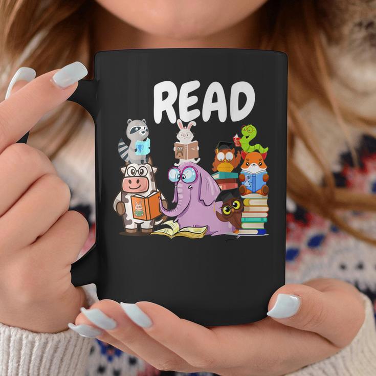 Read Book Club Piggie Elephant Pigeons Teacher Library For Men Women Kids Graphic Print Coffee Mug Unique Gifts
