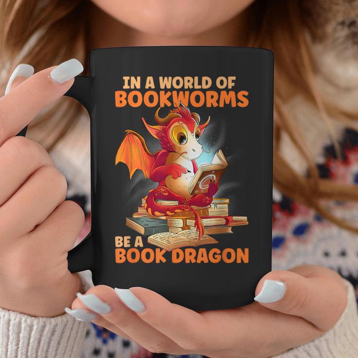 Read Be A Book Dragon Bookworm Graphic Print Coffee Mug Unique Gifts