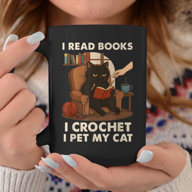 Read Books Crochet & Pet Lazy Cat Coffee Graphic Print Coffee Mug Unique Gifts Read Books Crochet & Pet Lazy Cat Coffee Graphic Print Coffee Mug Unique Gifts