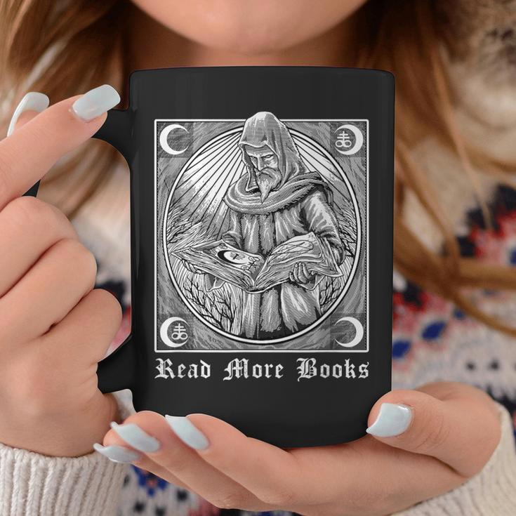 Read More Books Satan Book Leviathan Satanic Cross Devil Graphic Print Coffee Mug Unique Gifts