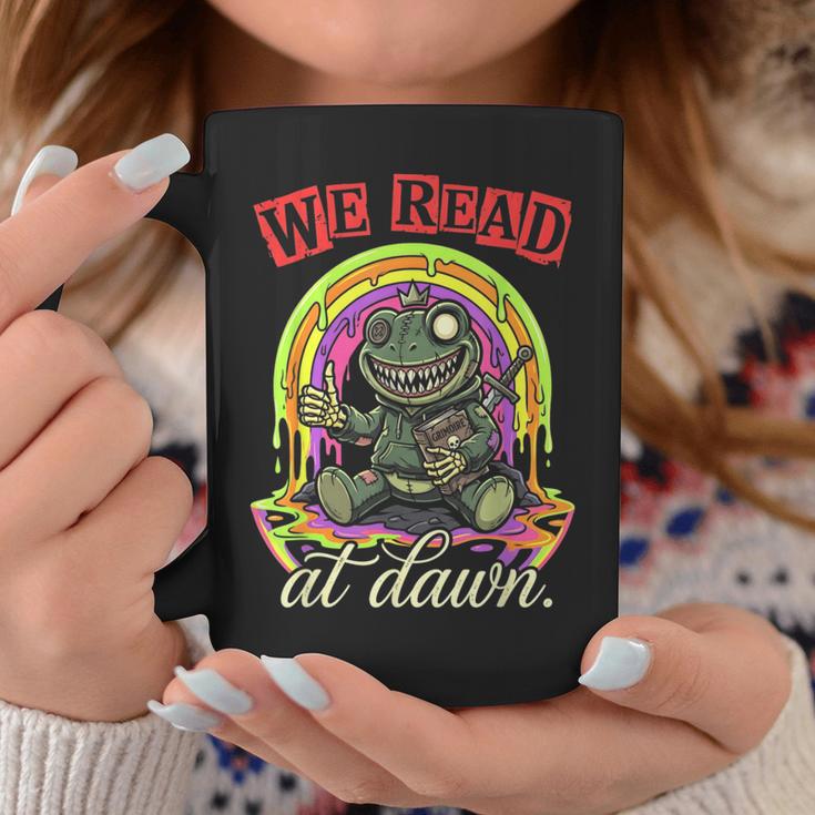 We Read At Dawn Frog Grimoire Book Graphic Print Coffee Mug Unique Gifts We Read At Dawn Frog Grimoire Book Graphic Print Coffee Mug Unique Gifts