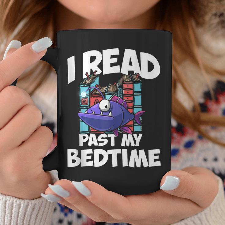 I Read Past My Bedtime Book Bookworm Graphic Print Coffee Mug Unique Gifts