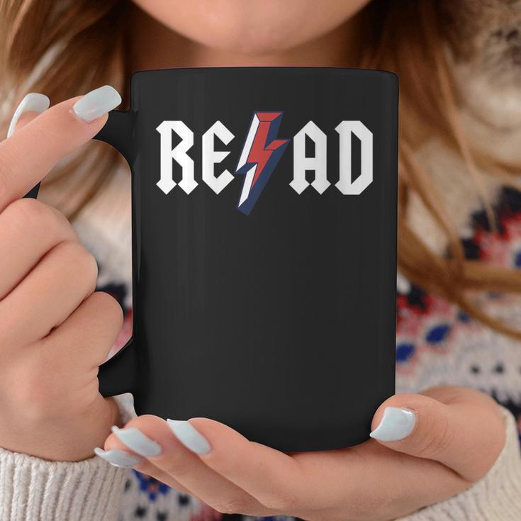 Read Rock N Roll Reading Rock Star Books Lover Graphic Print Coffee Mug Unique Gifts