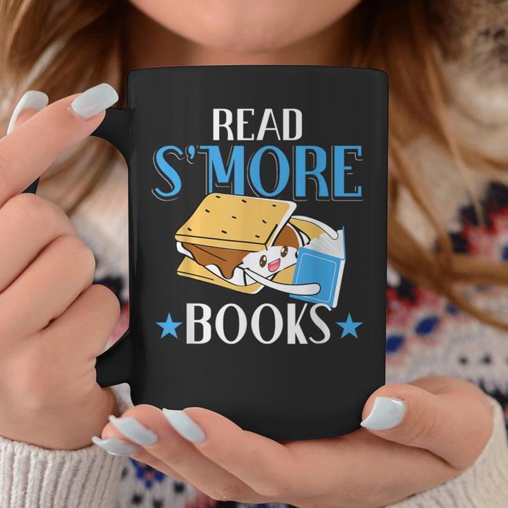 Read Smore Books Men Campfire Camping Camper Graphic Print Coffee Mug Unique Gifts