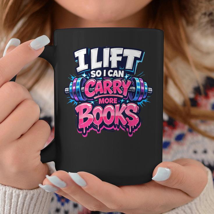 Reader Workout Lift More Books Reading Lover Humor Graphic Print Coffee Mug Unique Gifts