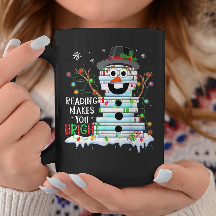 Reading Make You Bright Reader Book Lover Bookworm Christmas Graphic Print Coffee Mug Unique Gifts