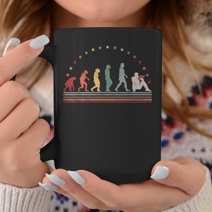 Reading Evolution Retro Books Hobby Reading Graphic Print Coffee Mug Unique Gifts