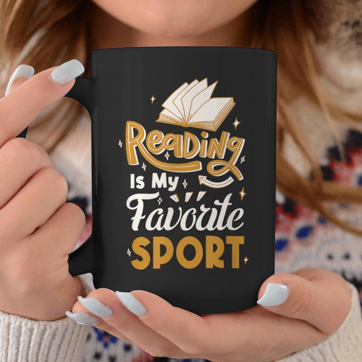 Reading Is My Favorite Sport Read Books For a Bookworm Graphic Print Coffee Mug Unique Gifts