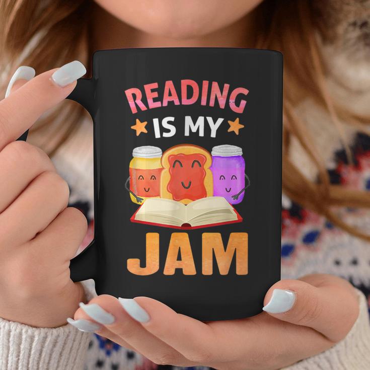 Reading Is My Jam I Love To Read Books Graphic Print Coffee Mug Unique Gifts