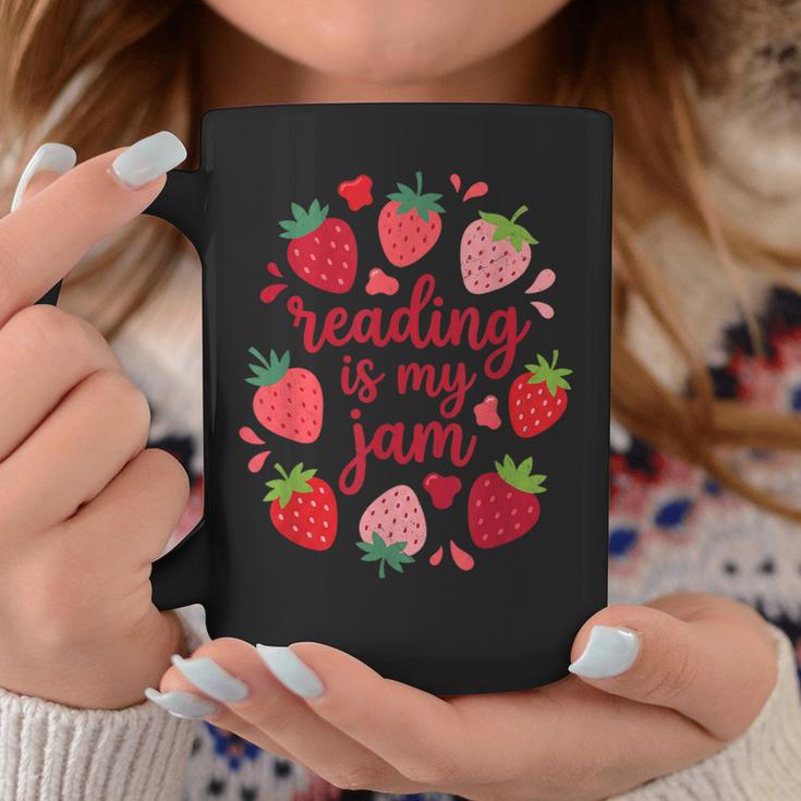 Reading Is My Jam I Love To Read Books Lover Girl Graphic Print Coffee Mug Unique Gifts