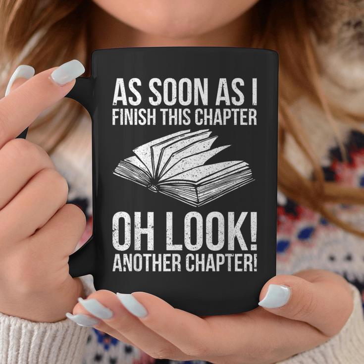 Reading Just One More Chapter Book Lover Graphic Print Coffee Mug Unique Gifts