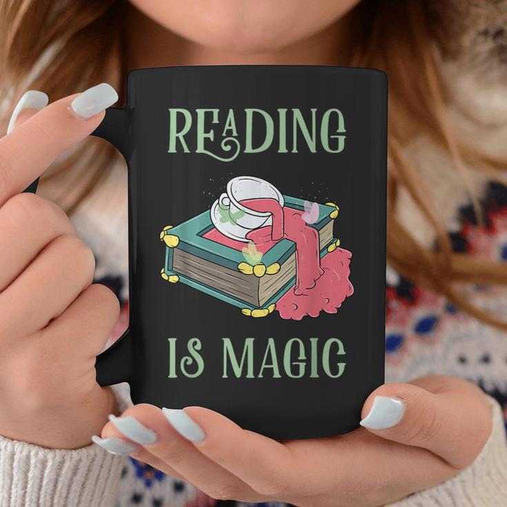 Reading Is Magic Book Reader Graphic Print Coffee Mug Unique Gifts