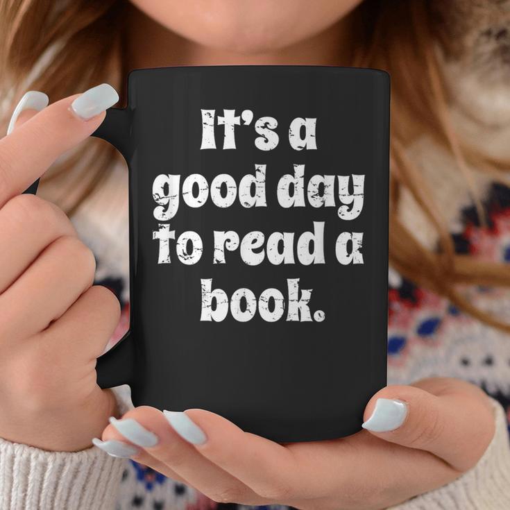Reading Men Women Kids It's A Good Day To Read A Book Graphic Print Coffee Mug Unique Gifts