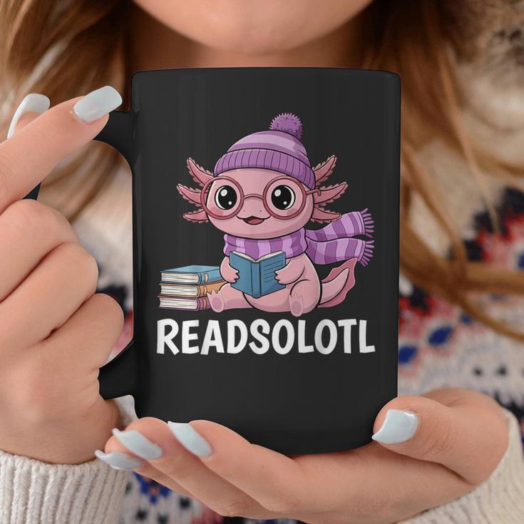 Readsolotl Cute Pink Kawaii Axolotl Reading Book Lover Graphic Print Coffee Mug Unique Gifts Readsolotl Cute Pink Kawaii Axolotl Reading Book Lover Graphic Print Coffee Mug Unique Gifts