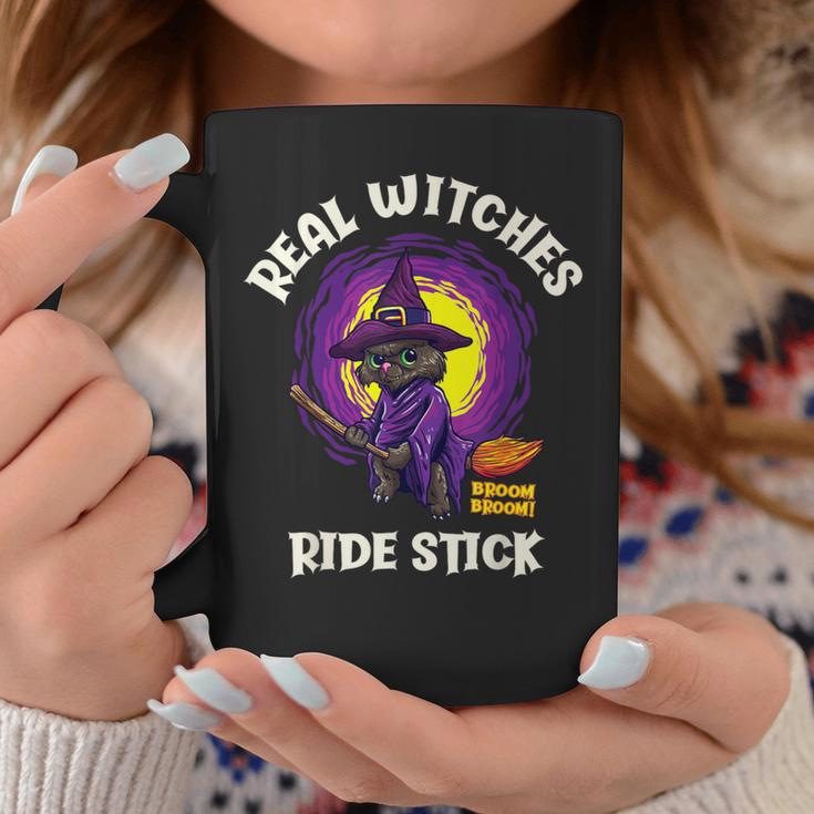 Real Witches Ridetick 面白い 黒猫 ハロウィン コーヒーマグ 面白い贈り物