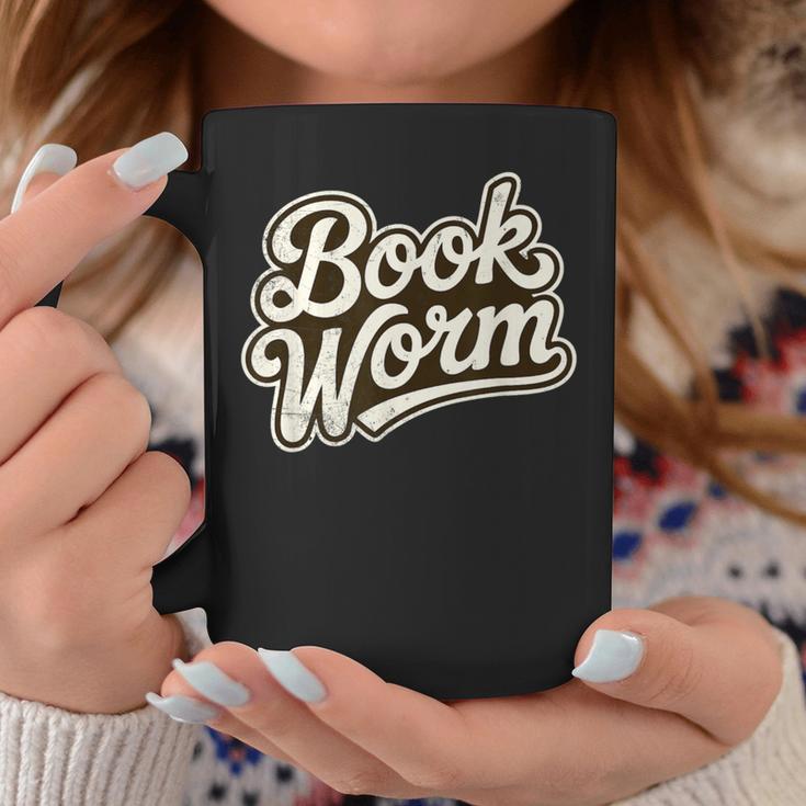 Retro Book Worm Reading For Book Lovers Graphic Print Coffee Mug Unique Gifts Retro Book Worm Reading For Book Lovers Graphic Print Coffee Mug Unique Gifts