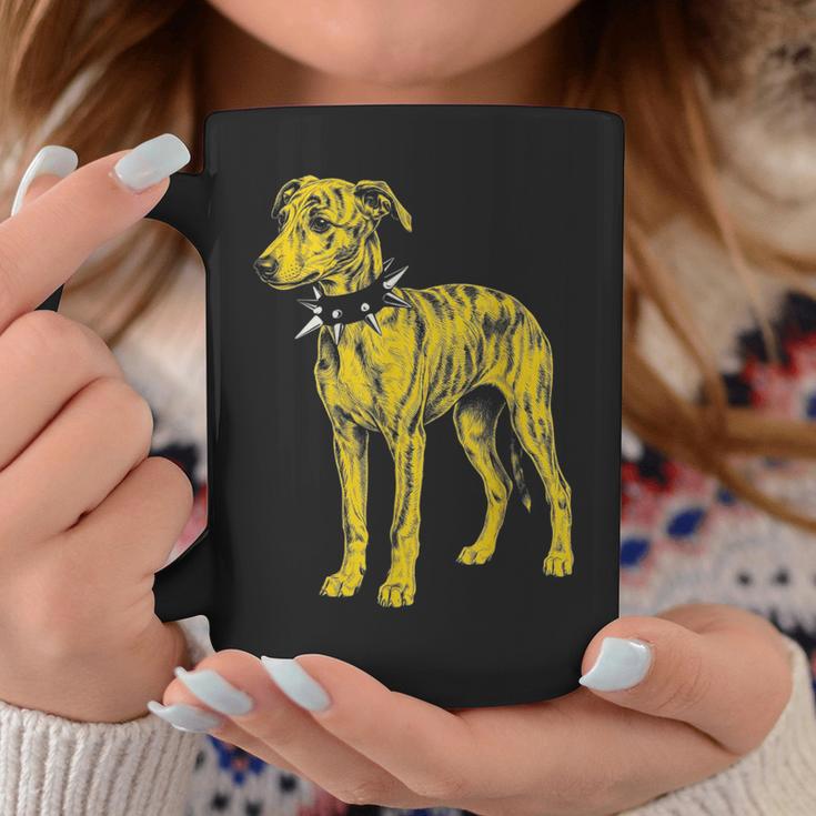 Rocker Greyhound パンクメタルロックンロールミュージックドッグ コーヒーマグ 面白い贈り物