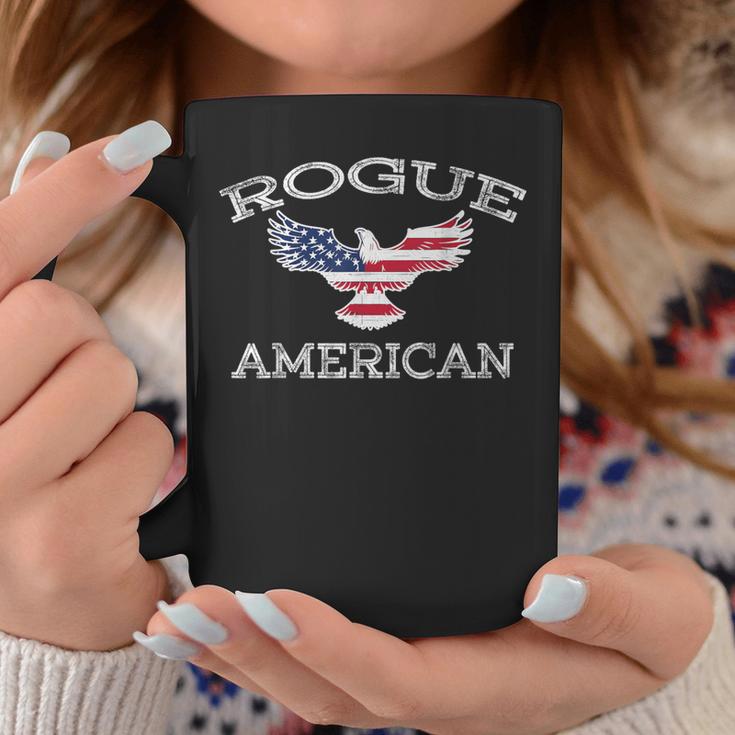 Rogue America ユーズド加工 アメリカ国旗 イーグル コーヒーマグ 面白い贈り物