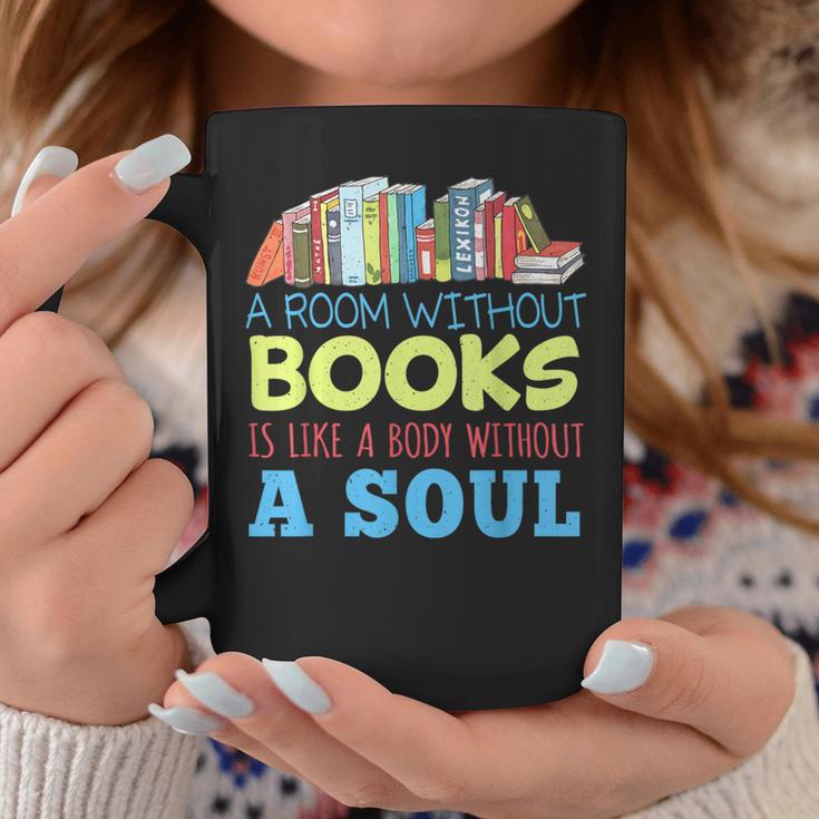 A Room Without Books Is Like a Body Without Soul Librarian Graphic Print Coffee Mug Unique Gifts A Room Without Books Is Like a Body Without Soul Librarian Graphic Print Coffee Mug Unique Gifts