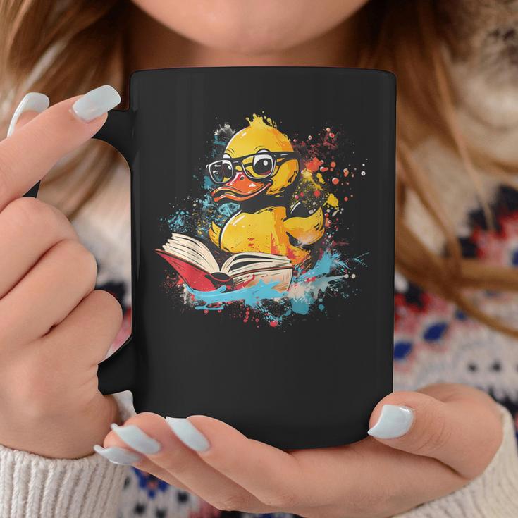 Rubber Duck Reading Book Rubber Duckie Rubber Duckling Graphic Print Coffee Mug Unique Gifts Rubber Duck Reading Book Rubber Duckie Rubber Duckling Graphic Print Coffee Mug Unique Gifts