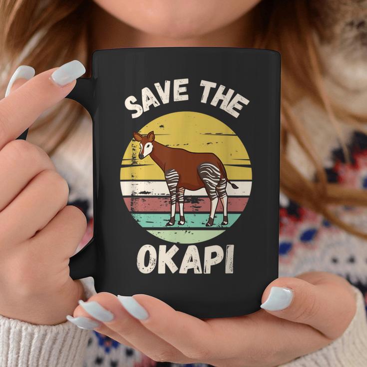 Save The Okapi コンゴキリン オカピ コーヒーマグ 面白い贈り物