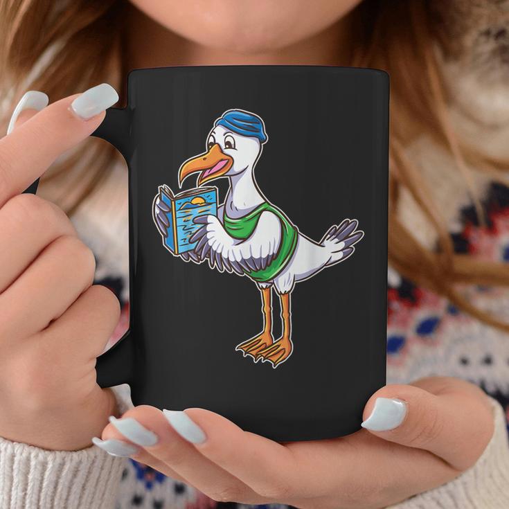 Seagull Reading Book Librarian Graphic Print Coffee Mug Unique Gifts Seagull Reading Book Librarian Graphic Print Coffee Mug Unique Gifts