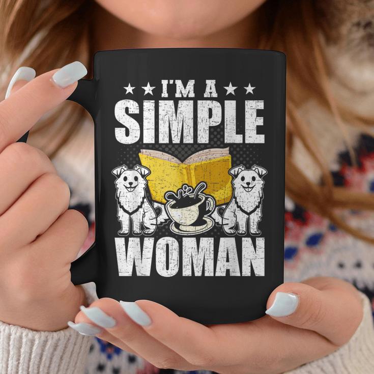 I Am a Simple Woman Book Lover Read Graphic Print Coffee Mug Unique Gifts