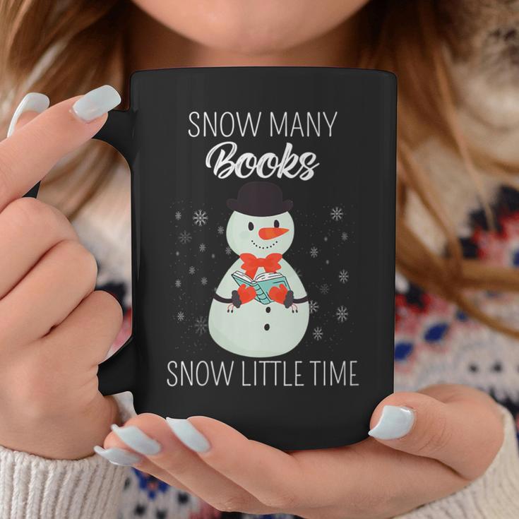 Snow Many Books Snow Little Time Christmas Bookworm Snowman Graphic Print Coffee Mug Unique Gifts Snow Many Books Snow Little Time Christmas Bookworm Snowman Graphic Print Coffee Mug Unique Gifts
