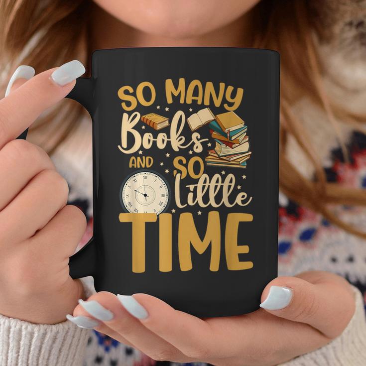 So Many Books Little Time Graphic Print Coffee Mug Unique Gifts
