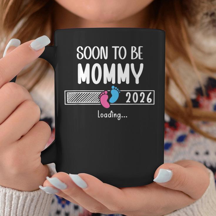 Soon To Be Mom 2026 Loading Promoted To Mommy First Time Mom コーヒーマグ 面白い贈り物