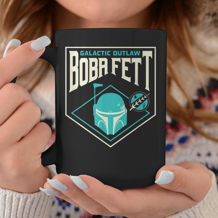 Star Wars The Book Of Boba Fett Galactic Outlaw Badge Graphic Print Coffee Mug Unique Gifts