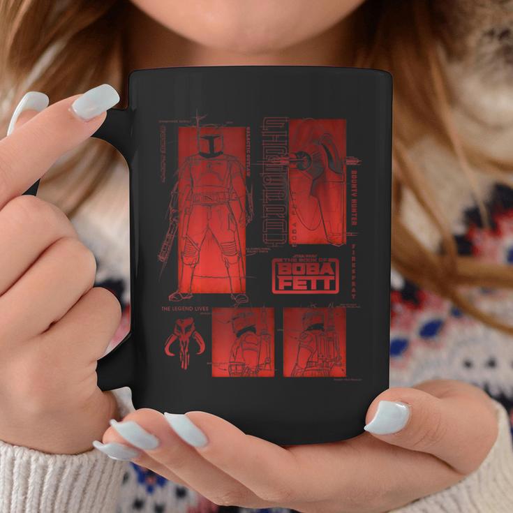 Star Wars The Book Of Boba Fett Sketch Panels Graphic Print Coffee Mug Unique Gifts