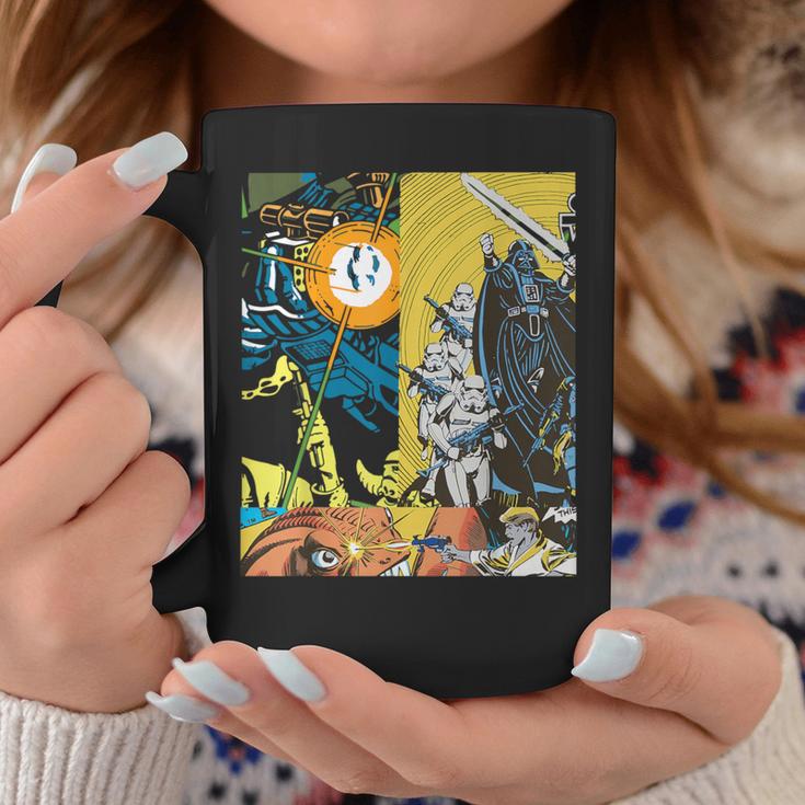 Star Wars Comic Books Battles Darth Vader And Stormtroopers Graphic Print Coffee Mug Unique Gifts