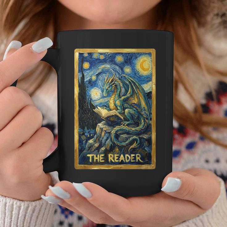 Starry Dragon Reading Book The Reader Fantasy Reader Graphic Print Coffee Mug Unique Gifts Starry Dragon Reading Book The Reader Fantasy Reader Graphic Print Coffee Mug Unique Gifts