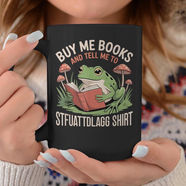 STFUATTDLAGG Shirt Buy Me Books Graphic Print Coffee Mug Unique Gifts