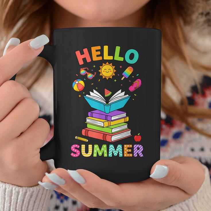 Summer Reading Books Librarian Teacher Last Day Of School Graphic Print Coffee Mug Unique Gifts