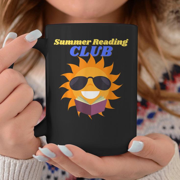 Summer Reading Club Sun Reading Book Men Women Kids Graphic Print Coffee Mug Unique Gifts