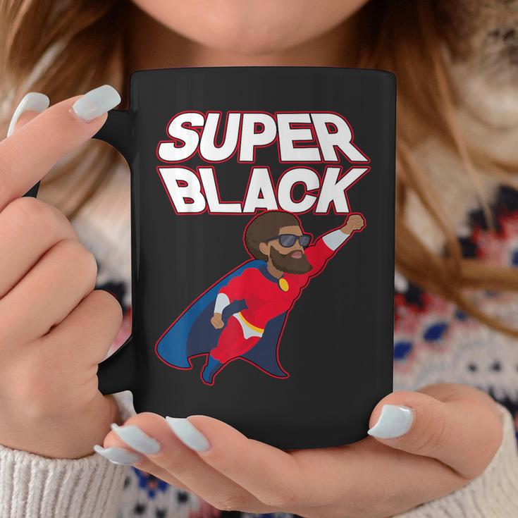 Superhero Pride Comic Book Lover African American Dad Graphic Print Coffee Mug Unique Gifts