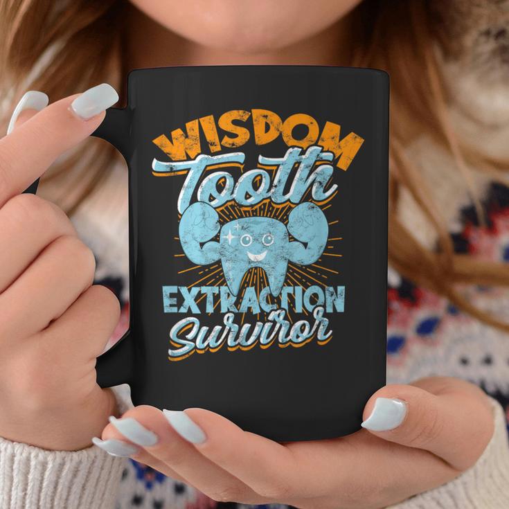 Superviviente De Extracción De Muelas Del Juicio Odontología Muela Del Juicio Taza de café Regalos divertidos