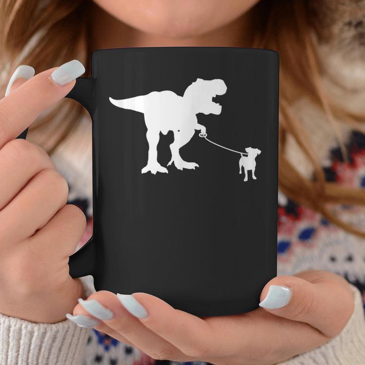 T-Rex Walking Jack Russel Divertente Cane Mamma Papà Dinosauro Trex Tazze Regalos divertidos